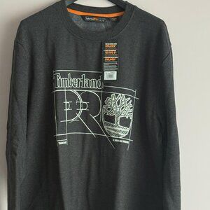 Timberland PRO Blueprint Graphic Sweatshirt – Grey Crewneck,Original  Fit